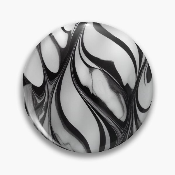 Artikelvorschau, Monochrome Marbling -  Black & White Marbled Pattern entworfen und verkauft von Fine Prints.