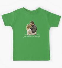 Olicity Wedding Vows - I'm A Better Human Being Just Because I've Loved You Kids Tee