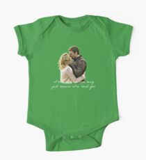 Olicity Wedding Vows - I'm A Better Human Being Just Because I've Loved You One Piece - Short Sleeve
