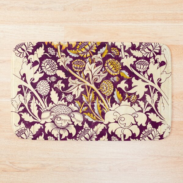 Item preview, purple yellow floral pattern designed and sold by JD369.