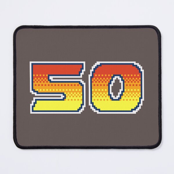 Item preview, 50 Pixel Font Fifty in Red Orange and Yellow designed and sold by pixeltogs.