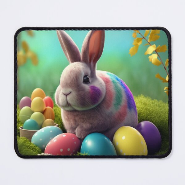 Item preview, A bunny painting your easter eggs designed and sold by Mar Es.