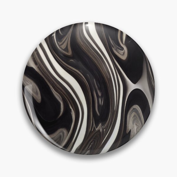 Aperçu de l'œuvre Marbled Monochrome - Black & White Marble Pattern créée et vendue par Fine Prints.