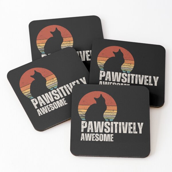 Item preview, Cat puns - Pawsitively Awesome designed and sold by Bluecat93.