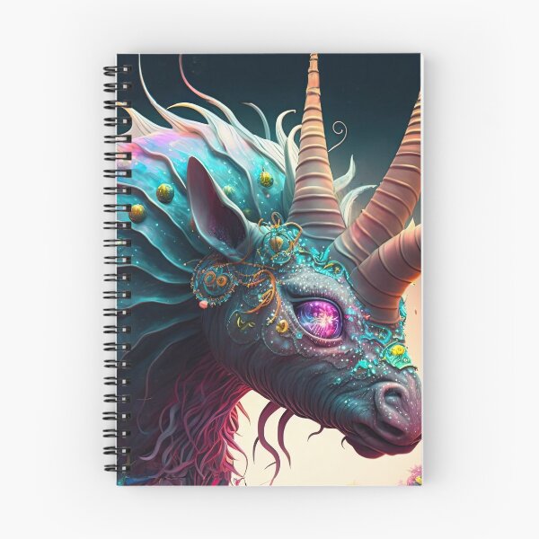 Item preview, Trinicorn - Rare Magical Unicorn With Three Horns from Another Dimension - very high resolution - Original Artwork designed and sold by CloudofKnowing.