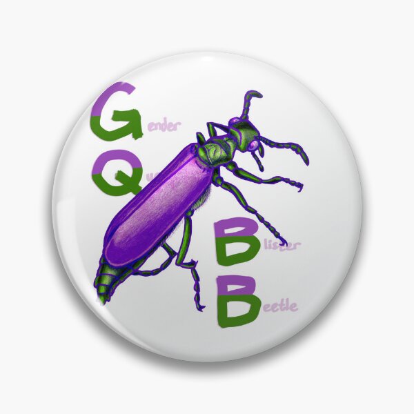 Item preview, Pride Bug Blister Beetle designed and sold by Elaine T.