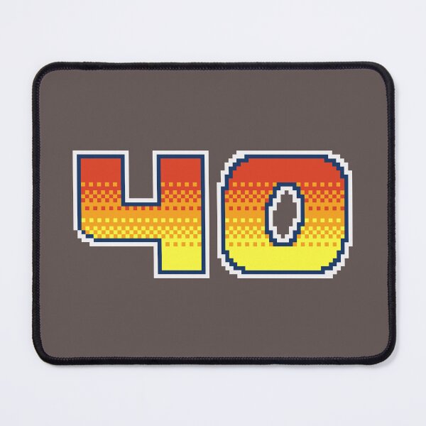 Item preview, 40 Pixel Font Forty in Red Orange and Yellow designed and sold by pixeltogs.