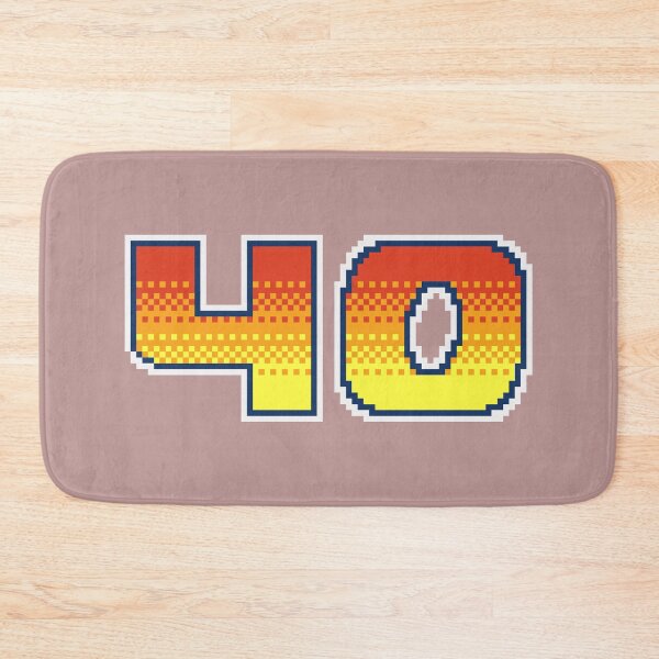 Artikelvorschau, 40 Pixel Font Forty in Rot, Orange und Gelb entworfen und verkauft von pixeltogs.