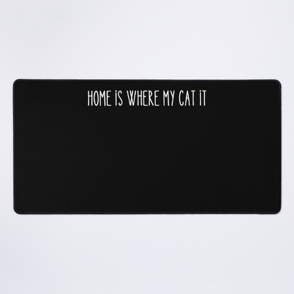 Item preview, Cat puns - Home is where my cat is designed and sold by Bluecat93.