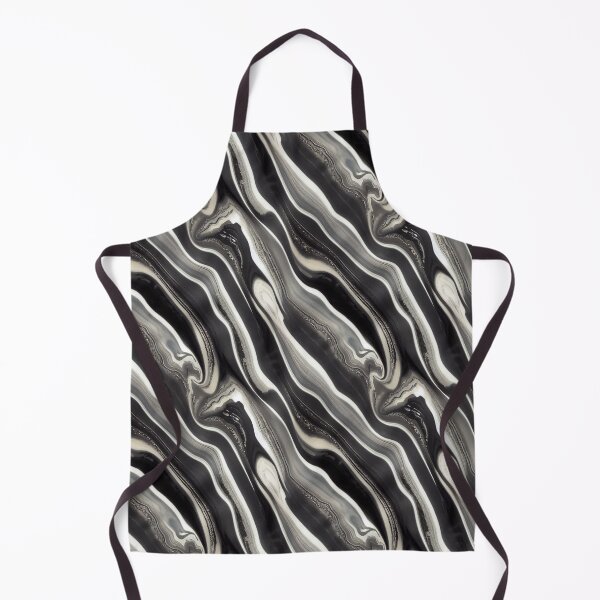 Item preview, Marbling in Monochrome -  Black & White Marbled Pattern designed and sold by Fine Prints.