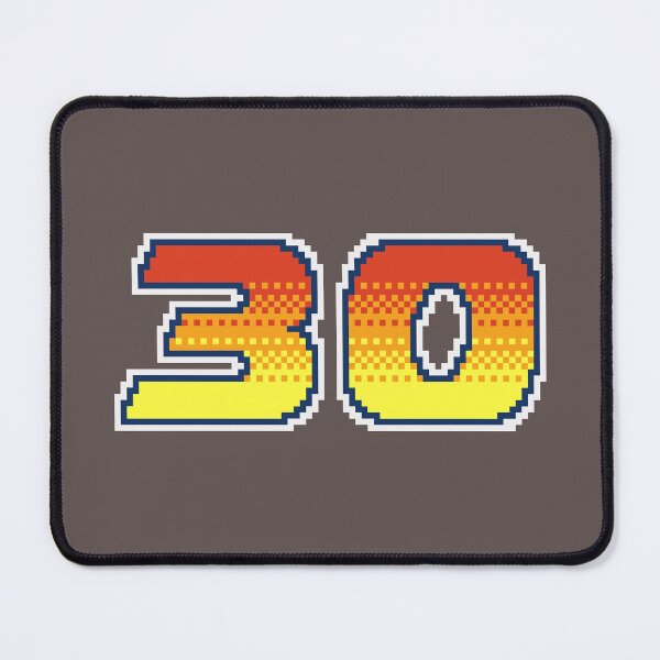 Item preview, 30 Pixel Font Thirty in Red Orange and Yellow designed and sold by pixeltogs.