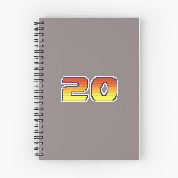 Item preview, 20 Pixel Font Twenty in Red Orange and Yellow designed and sold by pixeltogs.