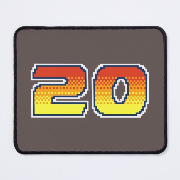 Item preview, 20 Pixel Font Twenty in Red Orange and Yellow designed and sold by pixeltogs.