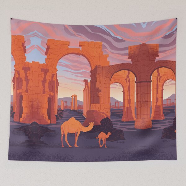 Item preview, Camels at Palmyra designed and sold by flaroh.