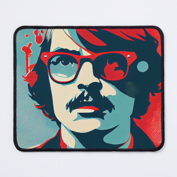 Item preview, Abstract pop art style portrait of man in glasses designed and sold by loucaski.