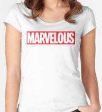 MARVELOUS TEE Women's Fitted Scoop T-Shirt