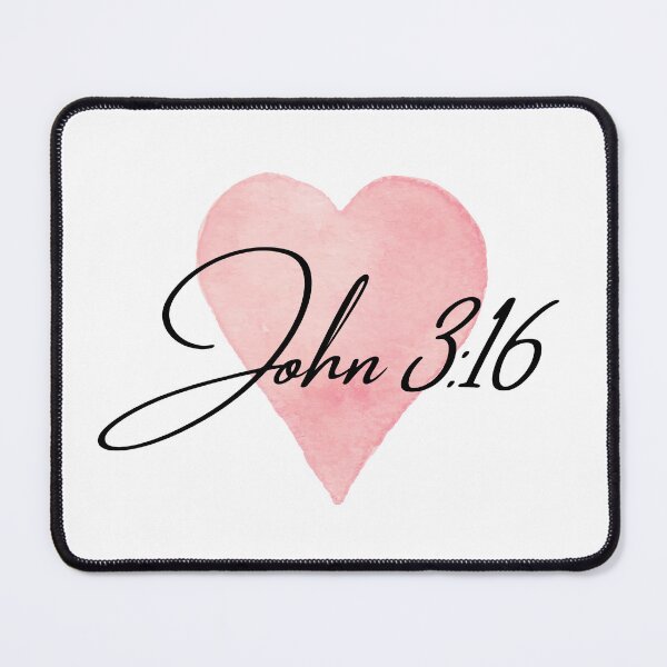 Item preview, John 3:16 Heart designed and sold by GospelWork.