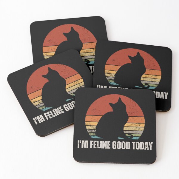 Item preview, Cat puns - I'm Feline Good Today designed and sold by Bluecat93.