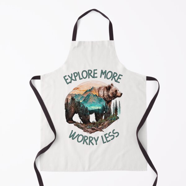 Item preview, Explore More Worry Less Bear designed and sold by HappyLifeCreate.