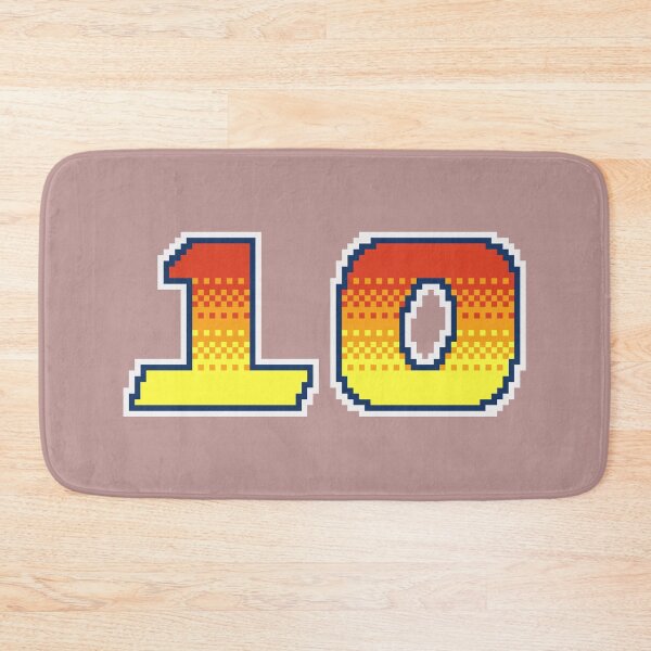 Item preview, 10 Pixel Font Ten in Red Orange and Yellow designed and sold by pixeltogs.