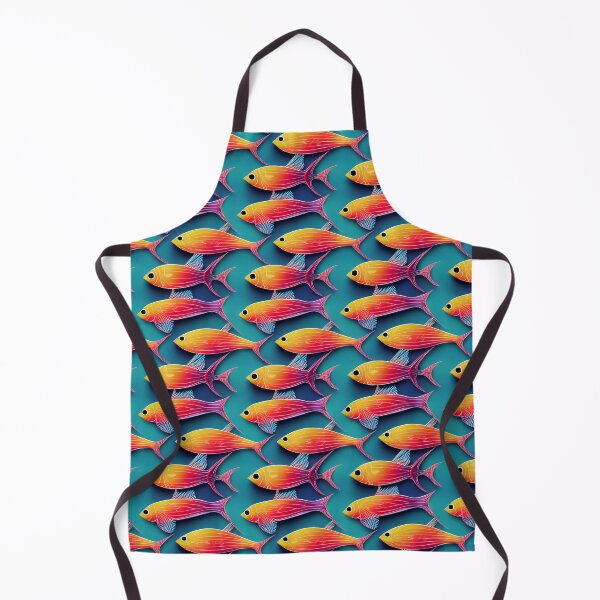Item preview, Fish repeating pattern designed and sold by YeKnot.