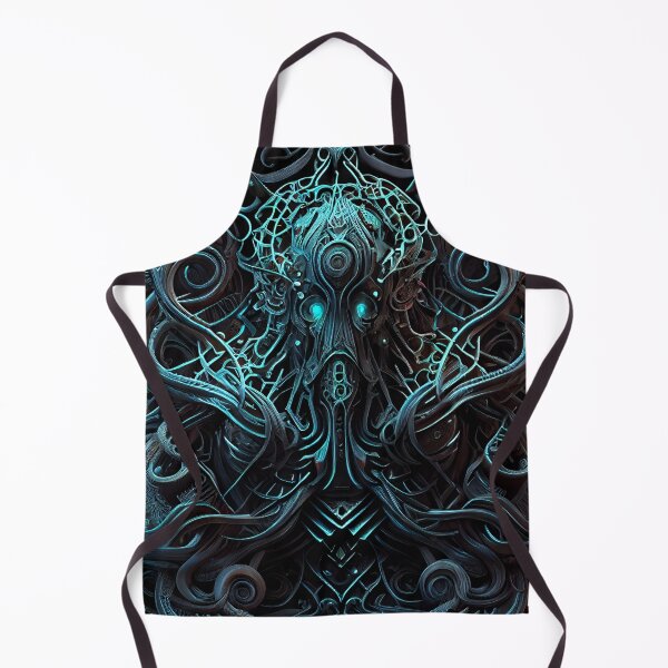 Item preview, lovecraft styled mindflayer like evil creature in 3d designed and sold by artfullyprompt.