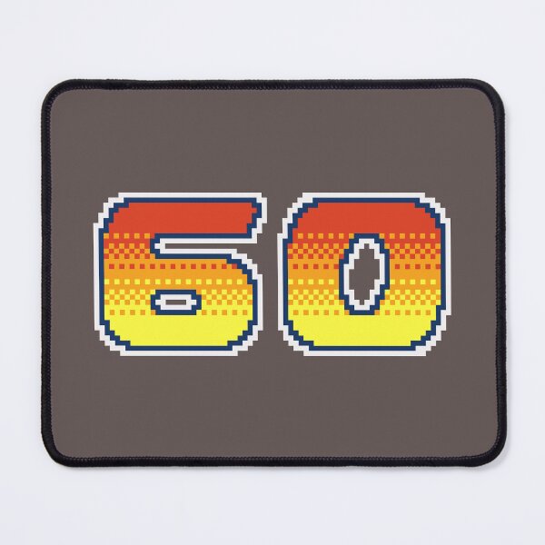 Item preview, 60 Pixel Font Sixty in Red Orange and Yellow designed and sold by pixeltogs.