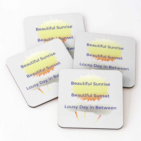 Item preview, Sunrise Sunset Sentiments designed and sold by klhmmh.