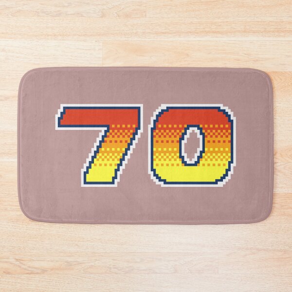 Item preview, 70 Pixel Font Seventy in Red Orange and Yellow designed and sold by pixeltogs.
