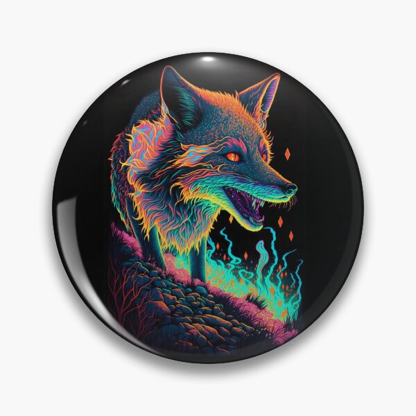 Item preview, Psychedelic Fox  designed and sold by ResistNormality.