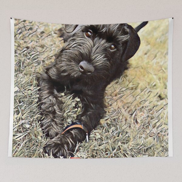 Item preview,  Affenpinscher Dog Sunrise Park Print designed and sold by TheWildFlix.