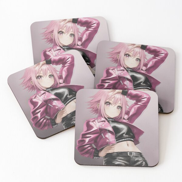 Item preview, Pink-Haired Anime Punk Girl, Motorcycle Jacket designed and sold by thewolffpress.