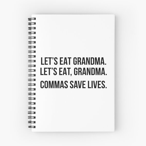 Item preview, Let's eat Grandma Commas save lives designed and sold by allthetees.