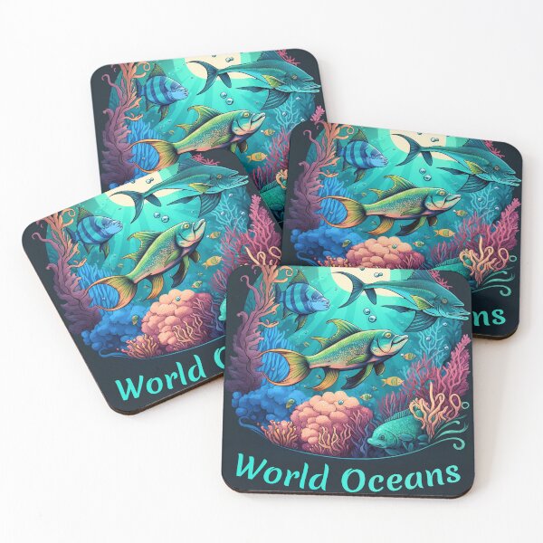 Item preview, The Best Fishing Spots in the World's Oceans designed and sold by The2TowPax.