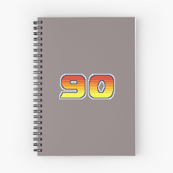 Item preview, 90 Pixel Font Ninety in Red Orange and Yellow designed and sold by pixeltogs.