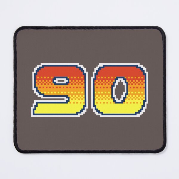Item preview, 90 Pixel Font Ninety in Red Orange and Yellow designed and sold by pixeltogs.