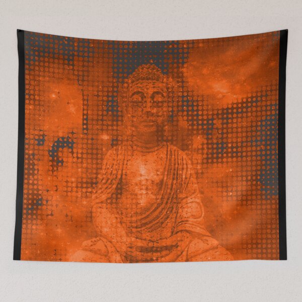 Artikelvorschau, BUDDHA. NIRVANA-ORANGE. entworfen und verkauft von 5hertz.