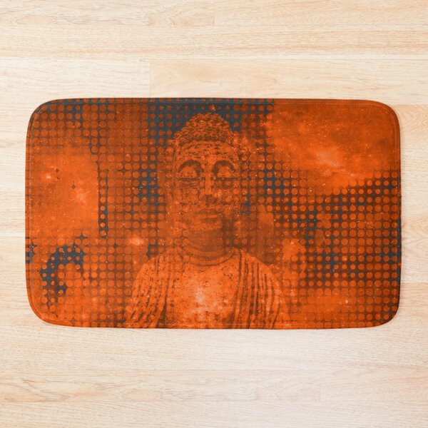 Aperçu de l'œuvre BOUDDHA. ORANGE NIRVANA. créée et vendue par 5hertz.