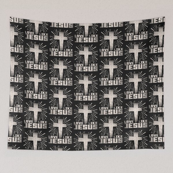 Item preview, Love like Jesus - Christian saying designed and sold by VichallanStudio.