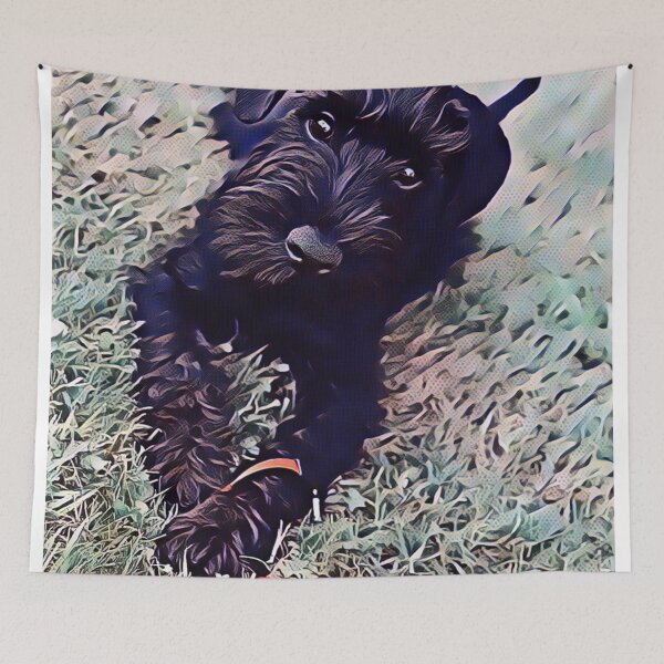 Item preview, Affenpinscher Dog Evening Park Print designed and sold by TheWildFlix.