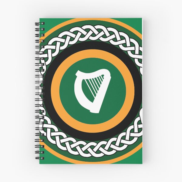 Item preview, Irish Celtic Harp knotwork green Roundel designed and sold by ModSupporters.