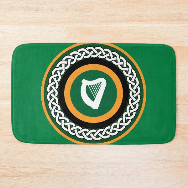 Item preview, Irish Celtic Harp knotwork green Roundel designed and sold by ModSupporters.