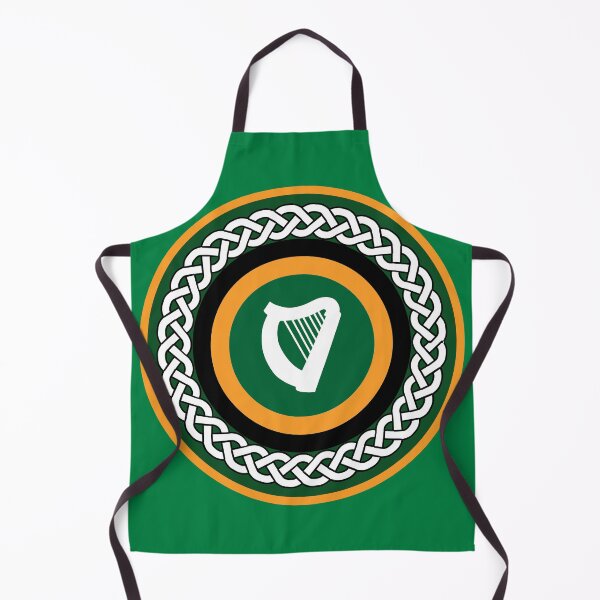 Item preview, Irish Celtic Harp knotwork green Roundel designed and sold by ModSupporters.