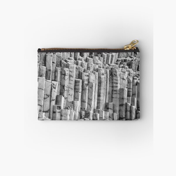 Item preview, Basalt Columns & Hexagonal Pillars in Iceland B&W designed and sold by Kate-P-.