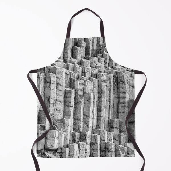 Item preview, Basalt Columns & Hexagonal Pillars in Iceland B&W designed and sold by Kate-P-.