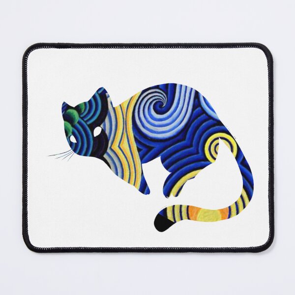 Item preview, Van Gogh Cat Starry Night Van Gogh Cat Lovers designed and sold by Vangoholic.