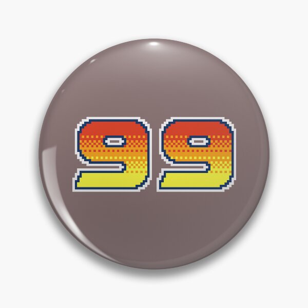 Item preview, 99 Ninety Nine Pixel Font 99ers in Red Orange and Yellow designed and sold by pixeltogs.