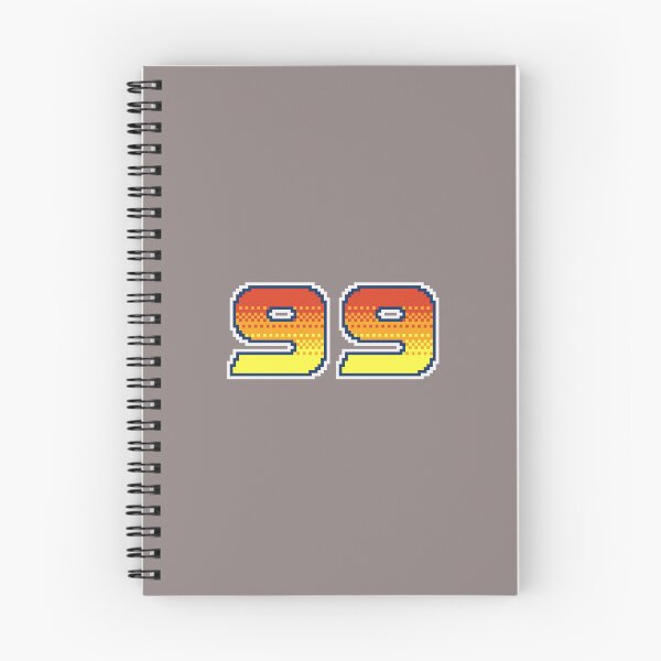 Item preview, 99 Ninety Nine Pixel Font 99ers in Red Orange and Yellow designed and sold by pixeltogs.