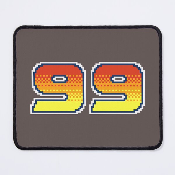 Item preview, 99 Ninety Nine Pixel Font 99ers in Red Orange and Yellow designed and sold by pixeltogs.
