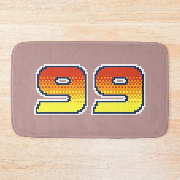 Item preview, 99 Ninety Nine Pixel Font 99ers in Red Orange and Yellow designed and sold by pixeltogs.